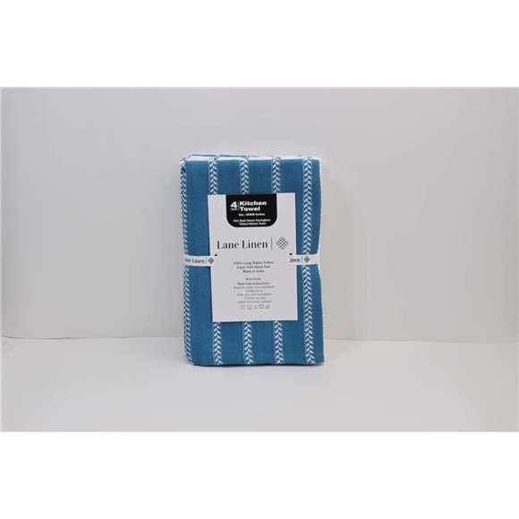 Kitchen Towels Set - Pack of 4 Cotton Dish Towels for Drying Dishes, 18”x 28” - Picture 4 of 7